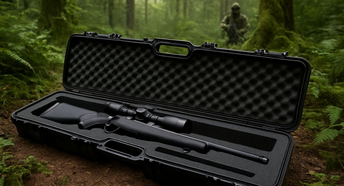 A rifle case in the jungle. What Makes a Good Rifle Case